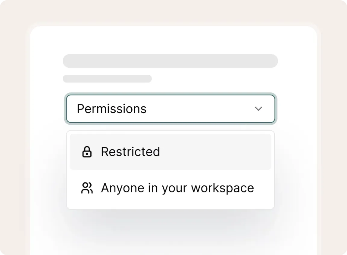 Control Who Sees What