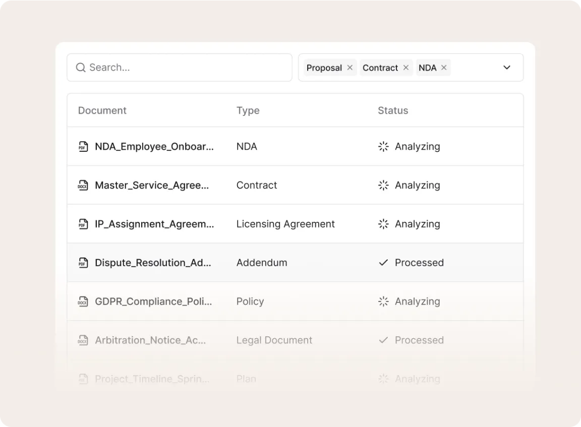 Your Documents, Instantly Organized